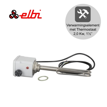 Verwarmingselement + thermostaat 2000W