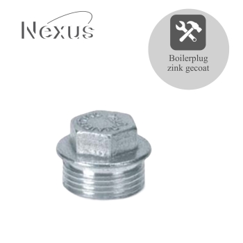 Gegalvaniseerde plug 3/4”