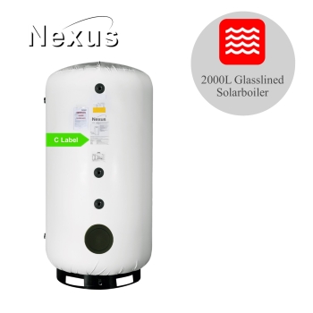 Glasslined Solarboiler BSV2000-FL/1C