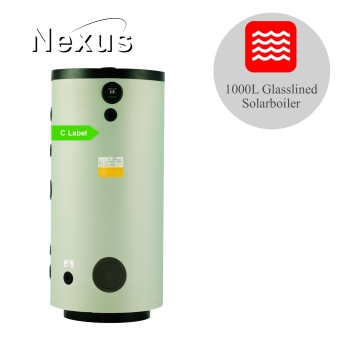 Glasslined Solarboiler BST1000-FL/2C