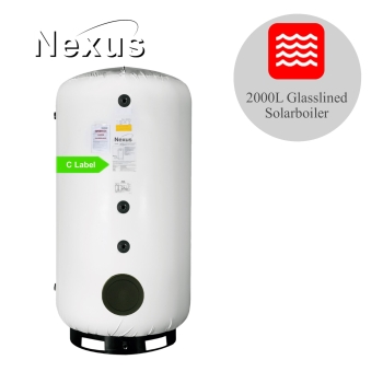 Glasslined Solarboiler BST2000-FL/2C