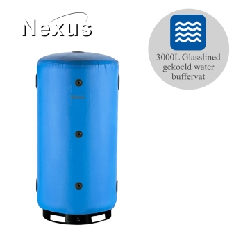 AR-3000L Glasslined koelwater buffervat