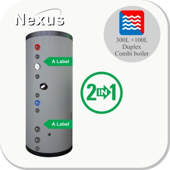 RVS Hygiëne boiler PDWT 200L 100L buffer