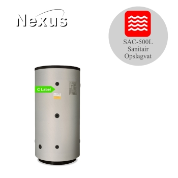 SAC -500 Glasslined warmwater opslagvat