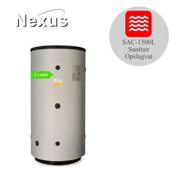 SAC -1500 Glasslined warmwater opslagvat