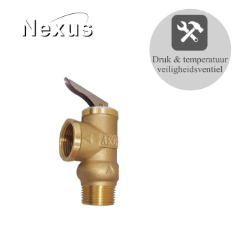 T&P veiligheidsventiel 99°C, 6-Bar
