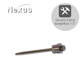 Sensorbuis TH-60V 1/2” RVS 28000100