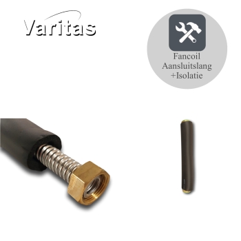 Fancoil aansluitslang+iso 300mm DN16