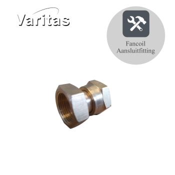 Fancoil aansluitfitting 3/4'' met wartel
