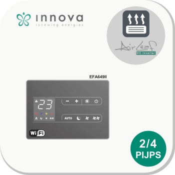 Wandbediening EFA649II/zwart-WIFI