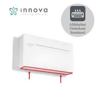 Esthetische afdekplaat onderkant stand.