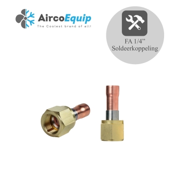 Flare soldeerkoppeling FA 1/4''