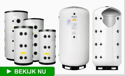Warmwater buffervaten staal