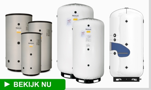 Warmwater buffervaten Glasslined