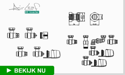 Airleaf aansluitmateriaal